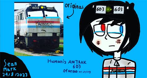 Humaniz Amtrak 603 Of GE E60 He so sad and crying by syonduo on DeviantArt