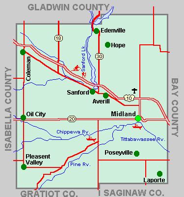 Midland Michigan Zip Code Map - United States Map