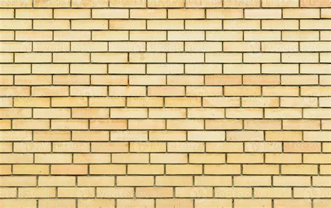 Yellow brick wall, brickwork texture, background 4439993 Stock Photo at ...