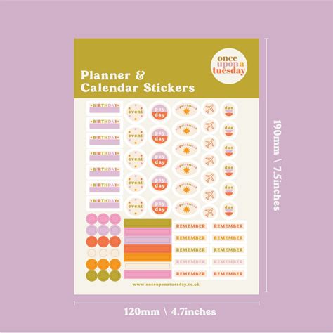 Planner & Calendar Stickers Journal Stickers Everyday - Etsy