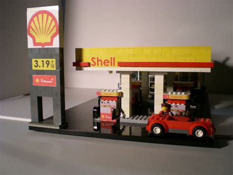 Gas Station: Lego Shell Gas Station