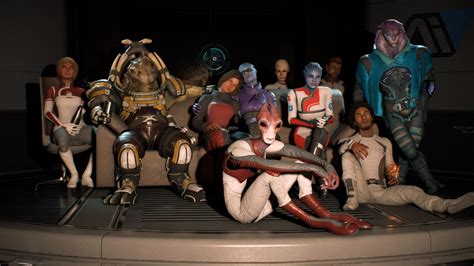 [No Spoilers] I got a good screenshot of the whole Tempest crew. : r/masseffect