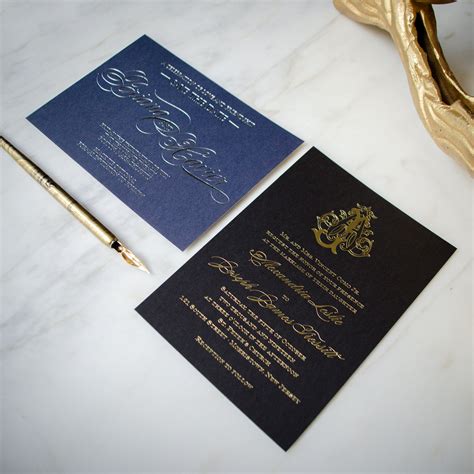 Metallic Foil Party Invitations - GB Design House