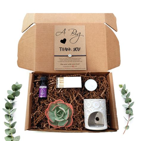 Thank You Gift Box Appreciation Gift Box for Her Succulent - Etsy