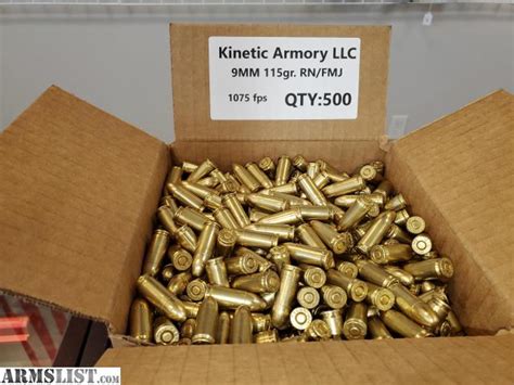 ARMSLIST - For Sale: BULK 9MM AMMO