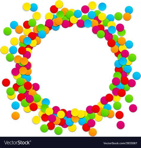 Confetti celebration background Royalty Free Vector Image