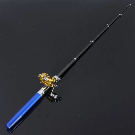 Blue Portable Pen Fishing Rod-in Fishing Rods from Sports & Entertainment on Aliexpress.com ...