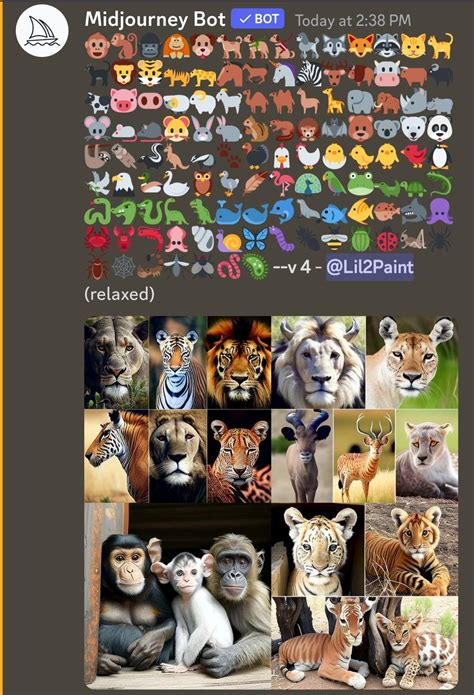 Every animal emoji on my phone : r/midjourney