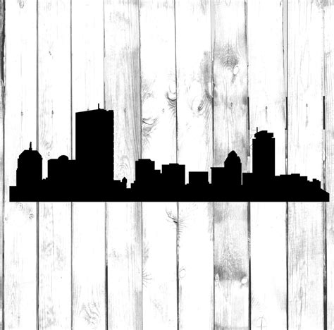 Boston Skyline City Skyline Silhouette Yeti/tumbler/water Bottle/car ...