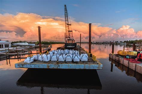 Construction Barge Photograph by Michael Frizzell - Fine Art America