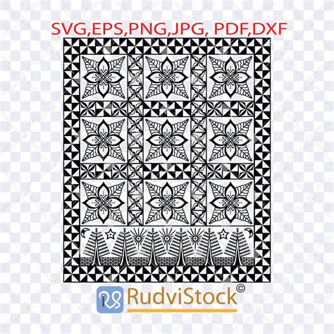 Tongan pattern background design - Rudvistock