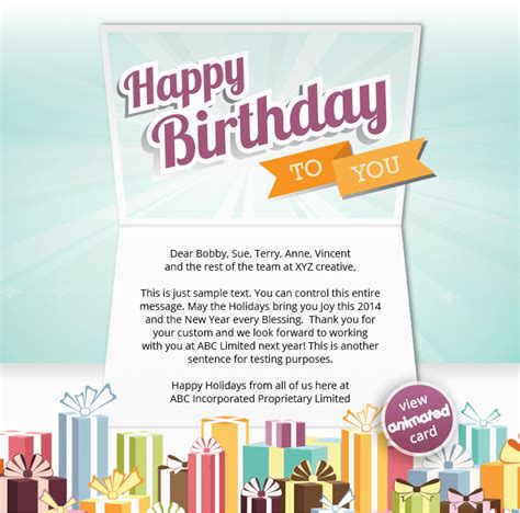 Happy Birthday Cards Email Corporate Birthday Ecards Employees Clients Happy | BirthdayBuzz