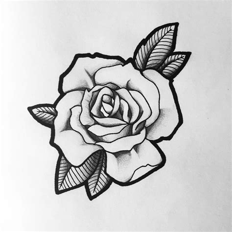 Black And Grey Rose Tattoo Drawing - Drawing Word Searches