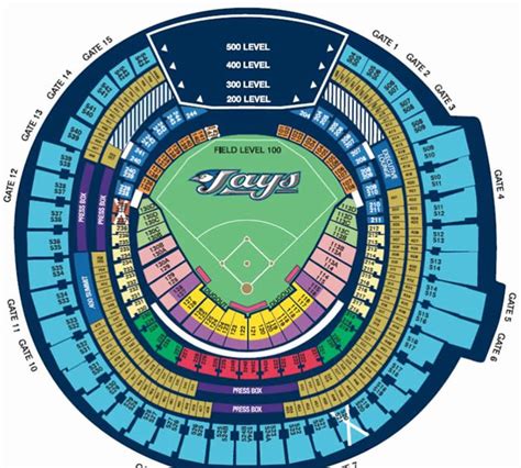 Blue Jays Rogers Centre Seating