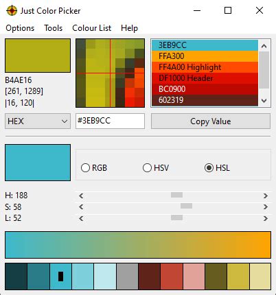 Just Color Picker 6.0 - best free colour tool for Windows and macOS