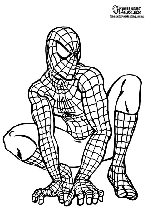 Spiderman Coloring Pages 7+ FULL HD - The Daily Coloring