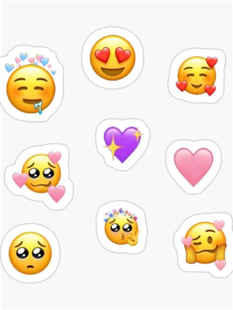 cute love emoji emojis sticker pack Sticker by chattkhaoula | Pop stickers, Emoji stickers, Stickers