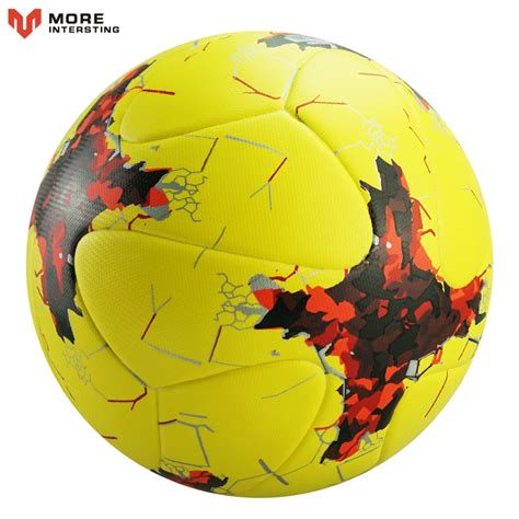 2019 Offical Football Ball Size 5 Material PU Team Sports bola de futebol Competition Training ...