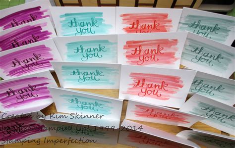 Create A Set Of 20 Thank You Cards In A Flash! – Stamping Imperfection