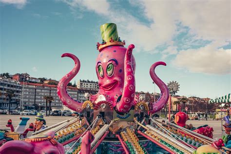 Close-up of a Octopus Ride in an Amusement Park · Free Stock Photo