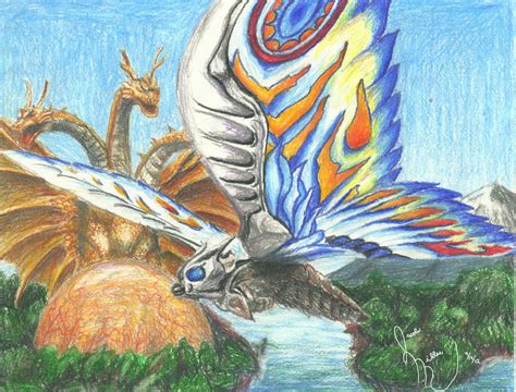 King Ghidorah Vs Mothra