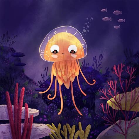 Bojana S. Illustrator on Instagram: “Did you know about the Irukandji jellyfish? The size of ...