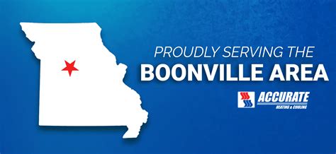 Boonville Map - Accurate Heating & Cooling