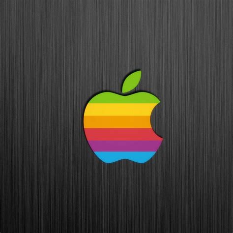 Download Apple Logo 4k With Rainbow Colors Wallpaper | Wallpapers.com