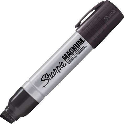 Sharpie Magnum Black Permanent Marker - Jumbo Marker Point - 15.87 mm Marker Point Size - Chisel ...