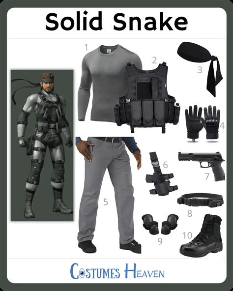 Solid Snake (Metal Gear) Cosplay For Cosplay & Halloween 2024