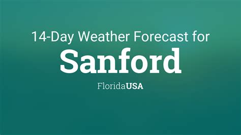 Sanford, Florida, USA 14 day weather forecast