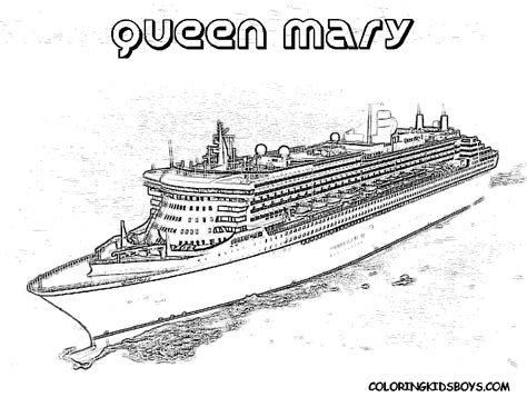 85+ Cargo Ship Coloring Pages | Febi Art