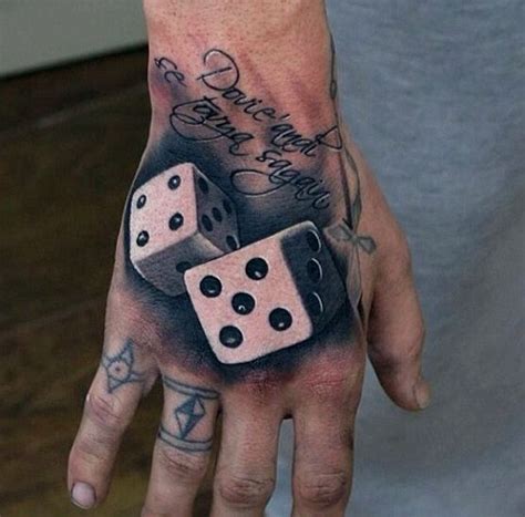 Dice Tattoo, Chicanas Tattoo, Money Tattoo, Paw Print Tattoo, Playing ...