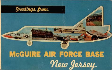 Greetings from McGuire Air Force Base New Jersey