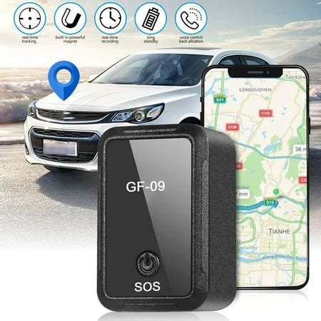 Magnetic Mini Car GPS Tracker Real Time Tracking Locator Device Voice Control Callback | Walmart ...