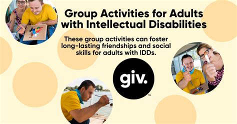 Group Activities for Adults with Intellectual Disabilities - BLOG