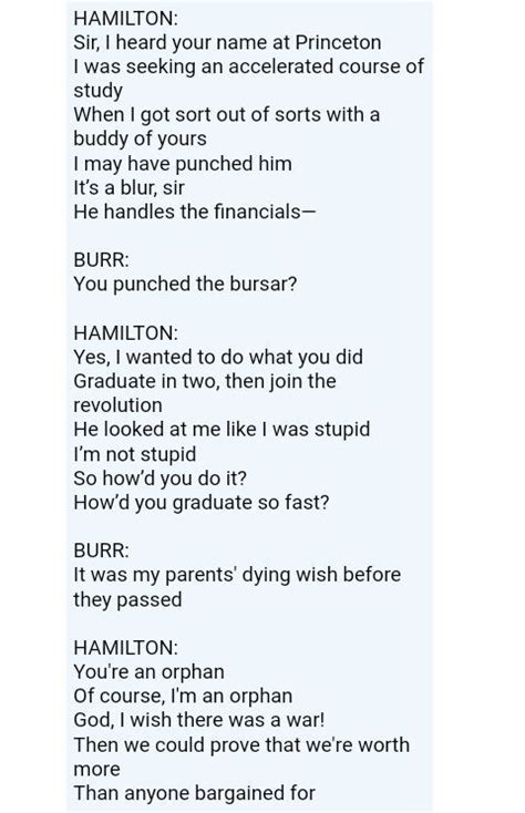 ANALYSIS OF SONG 2: Aaron Burr, Sir | Hamilton Amino