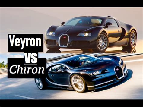 Bugatti Chiron vs Bugatti Veyron - Inside Lane - YouTube