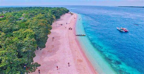 PHOTOS: Pink Sand Beach Philippines Aerial View