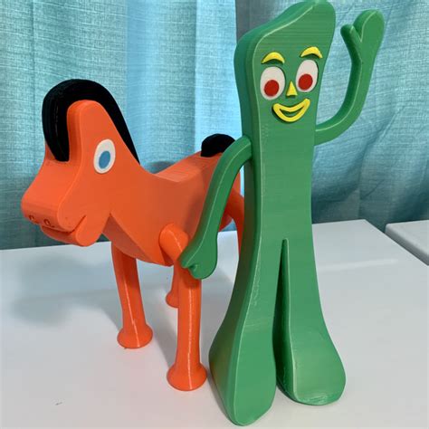 3D Print of Gumby and Pokey by georgealex