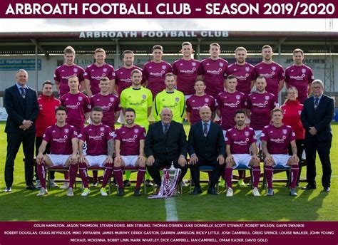 Arbroath Football Club - Season 2019 / 2020 - Arbroath FC