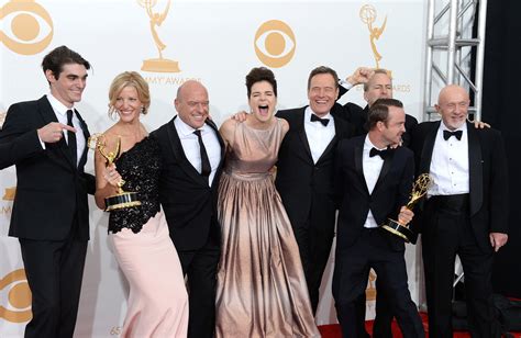 The Breaking Bad cast was excited about their Emmy win. | The 100 Best Photos From Emmys Night ...