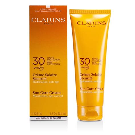 Clarins Sun Care Cream High Protection SPF30 (For Sun-Sensitive Skin ...