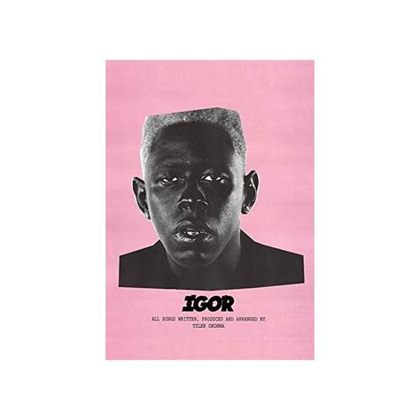 Buy Inked and Screened Tyler The Creator Igor Album Cover Poster, 12x18 ...