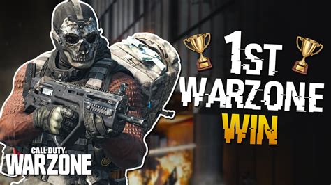 My FIRST win in Warzone! - Warzone Gameplay - YouTube