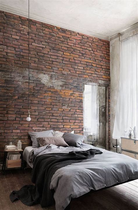 Brick Wall Bedroom - 736x1117 Wallpaper - teahub.io