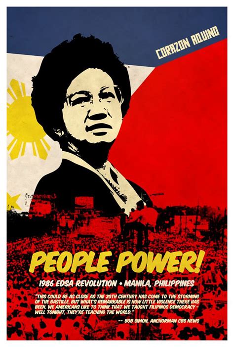 peoplepower.jpg (632×936) | Power to the people, People power revolution, Philippines people