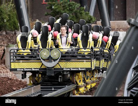 Alton Towers new ride - the 'Smiler'. 13.05.13 Stock Photo: 63918425 - Alamy