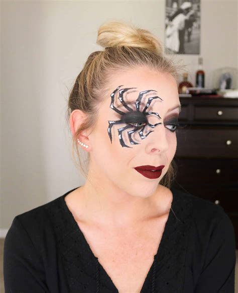 Spooky Spider Makeup Halloween Look - Kindly Unspoken