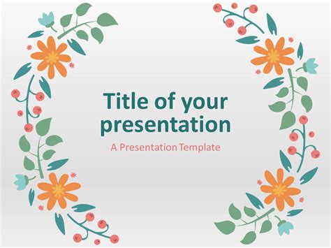 Free Spring Powerpoint Templates - FREE PRINTABLE TEMPLATES